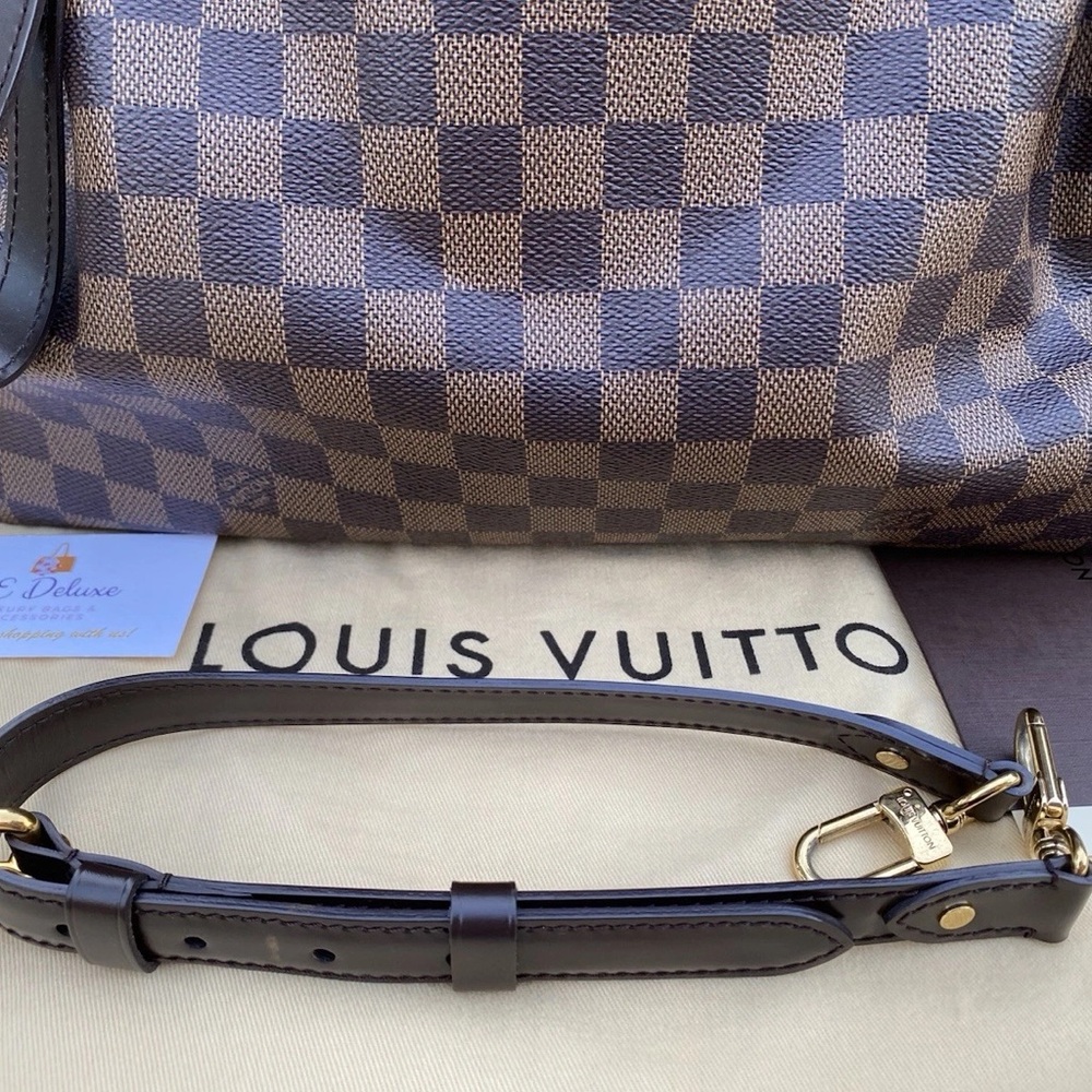 Louis Vuitton Brown and Black Hobo with Damier Ebene Canvas - Picture 11 of 12
